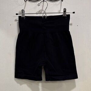 Black Women's High-Waisted Shorts